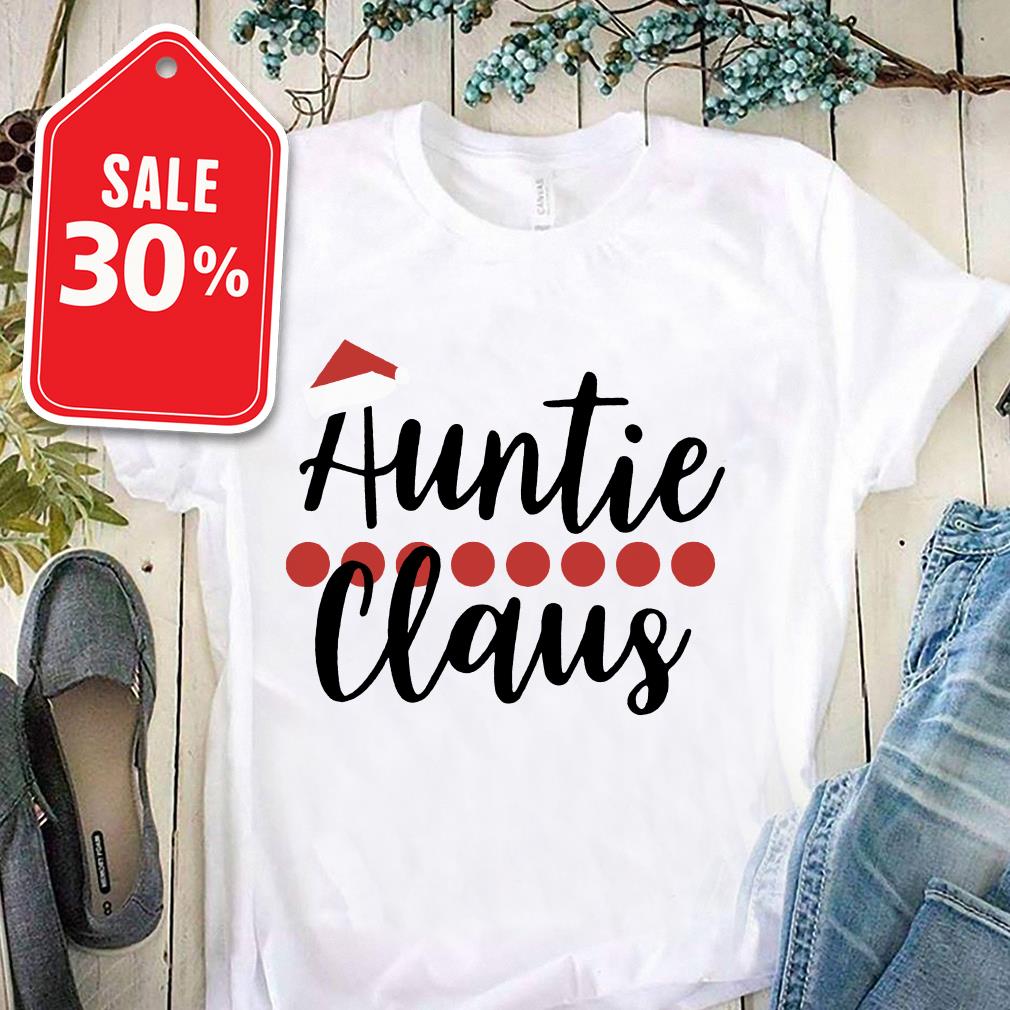 auntie claus t shirt