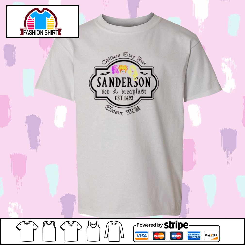 sanderson bed and breakfast shirt