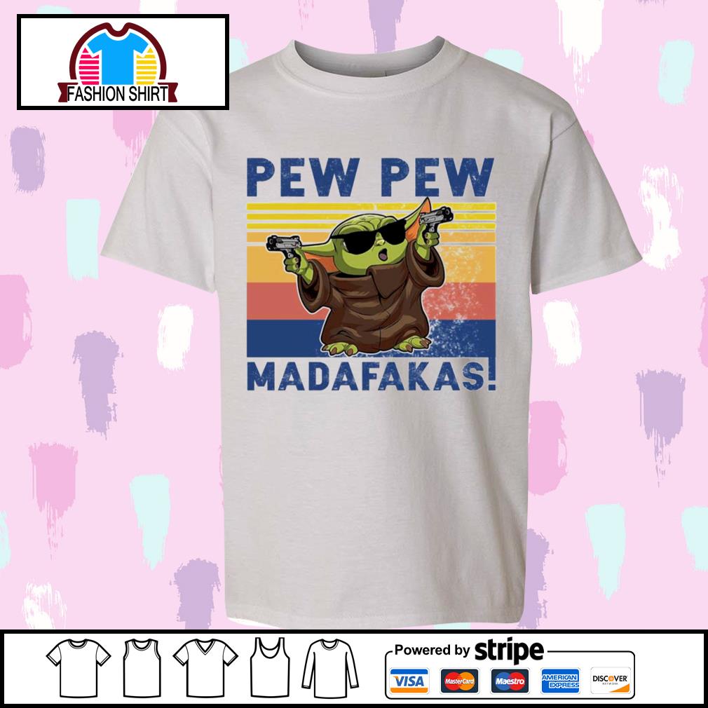 baby yoda pew pew shirt